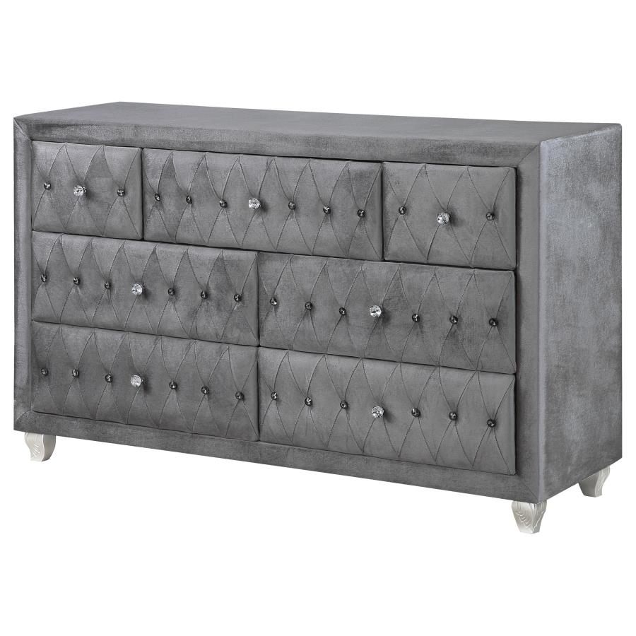 Deanna Grey Dresser - furniture place usa