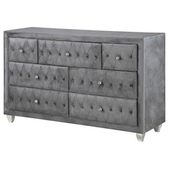 Deanna Grey Dresser - furniture place usa