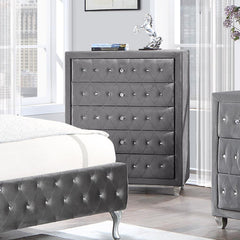 Deanna Grey Chest - furniture place usa