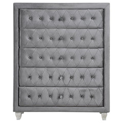 Deanna Grey Chest - furniture place usa