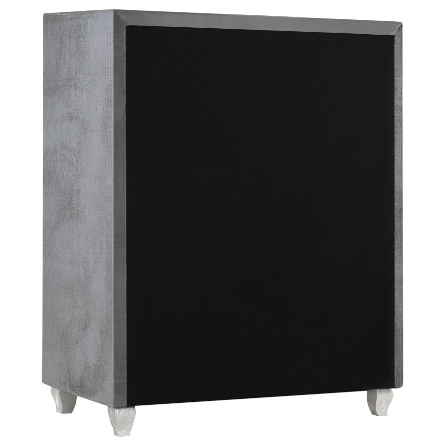 Deanna Grey Chest - furniture place usa