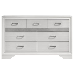 Miranda White Dresser - furniture place usa