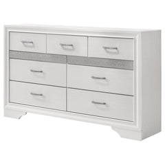 Miranda White Dresser - furniture place usa