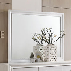 Miranda White Dresser Mirror - furniture place usa