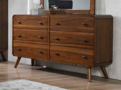 Robyn Brown Dresser - furniture place usa