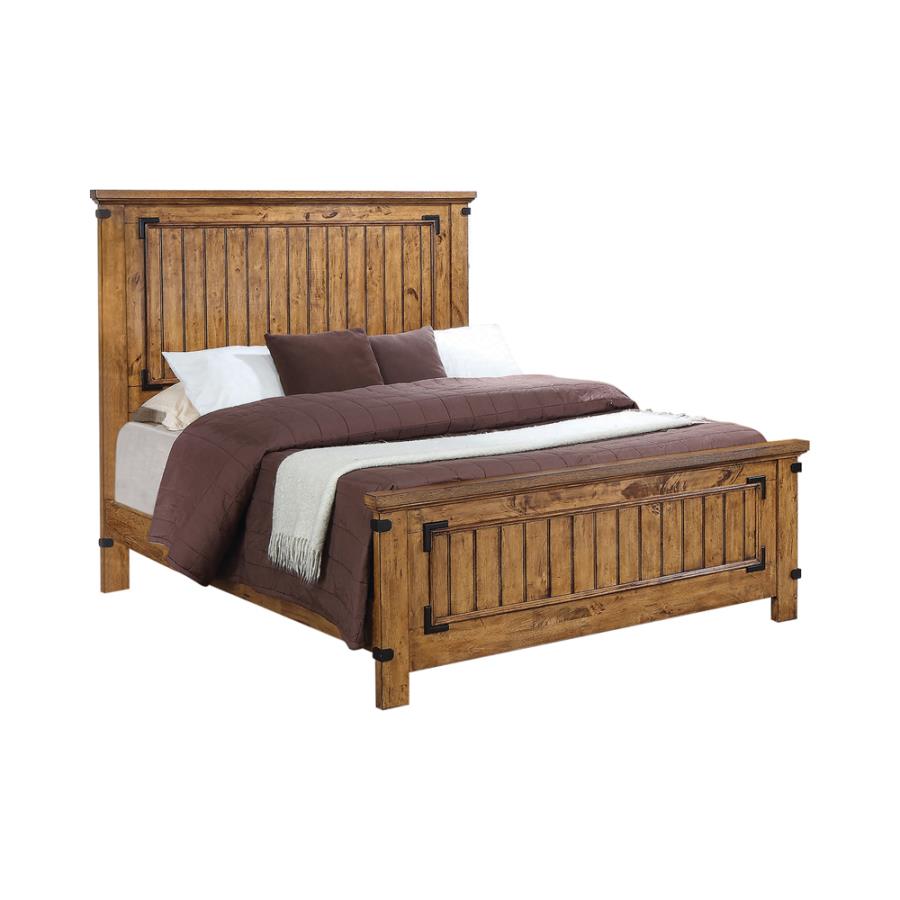 Brenner Brown California King Bed - furniture place usa