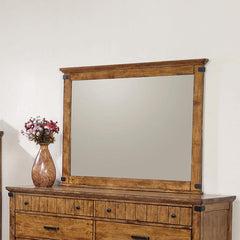 Brenner Brown Dresser Mirror - furniture place usa