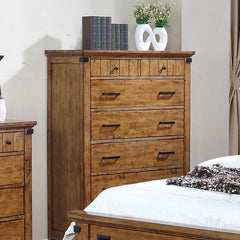 Brenner Brown Chest - furniture place usa