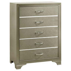 Beaumont Gold Chest - furniture place usa