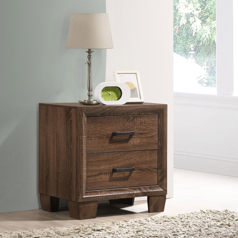 Brandon Brown Nightstand - furniture place usa