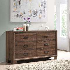 Brandon Brown Dresser - furniture place usa