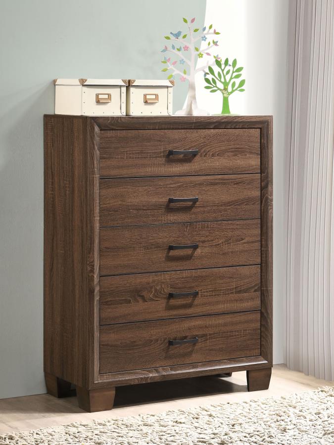 Brandon Brown Chest - furniture place usa