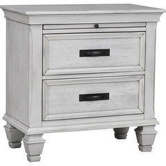 Franco Ivory Nightstand - furniture place usa