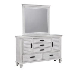 Franco Ivory Dresser - furniture place usa