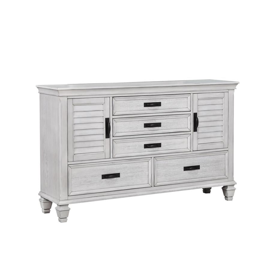 Franco Ivory Dresser - furniture place usa