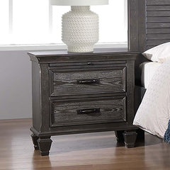 Franco Grey Nightstand - furniture place usa