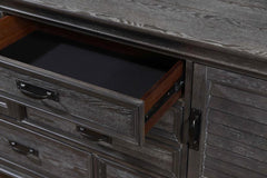 Franco Grey Dresser - furniture place usa