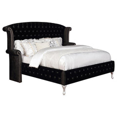 Deanna Black California King Bed - furniture place usa