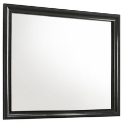 Miranda Black Dresser Mirror - furniture place usa