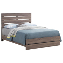 Brantford Brown Queen Bed - furniture place usa