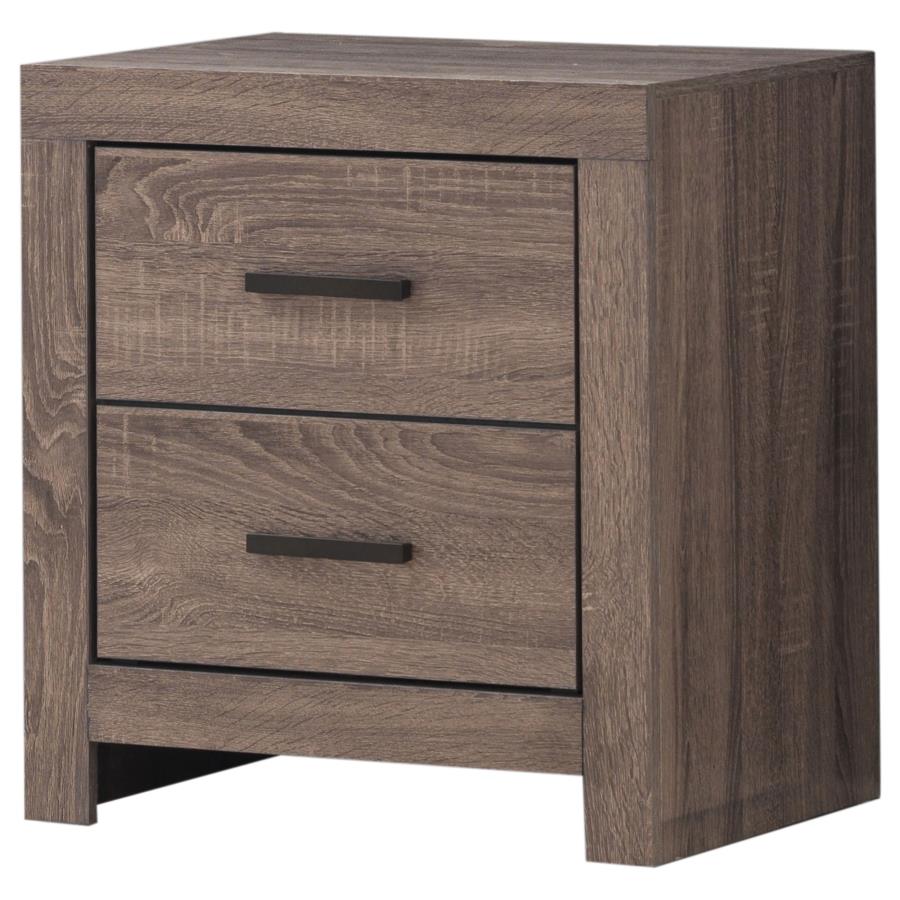 Brantford Brown Nightstand - furniture place usa