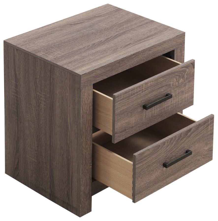 Brantford Brown Nightstand - furniture place usa