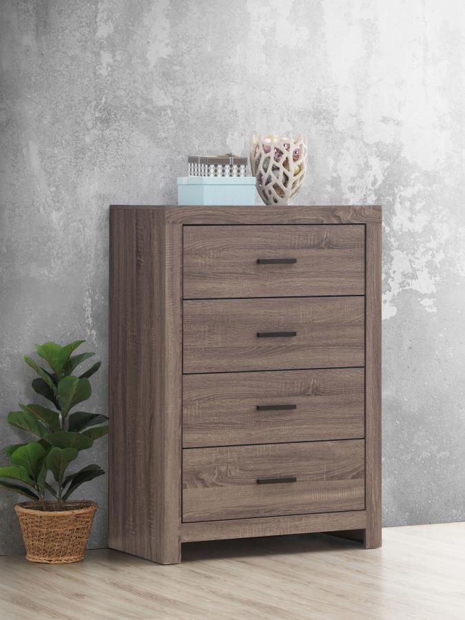 Brantford Brown Chest - furniture place usa