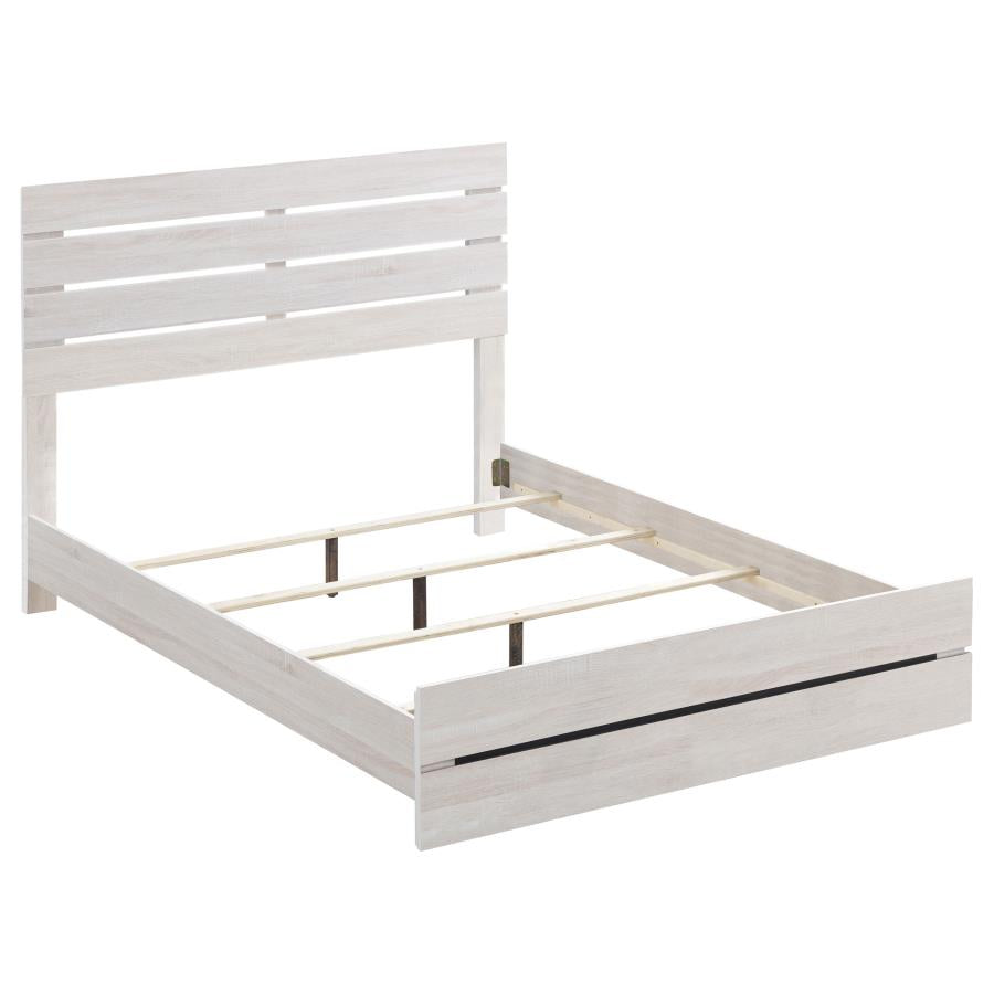 Brantford Ivory Eastern King Bed - furniture place usa