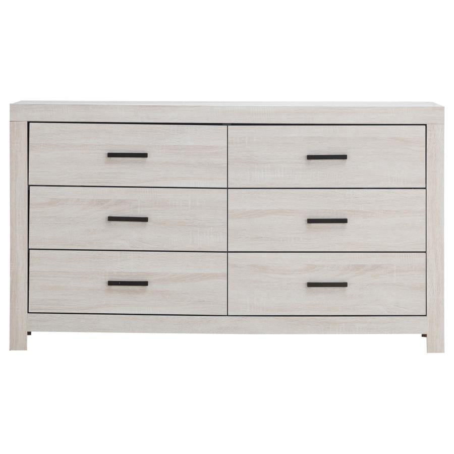 Brantford Ivory Dresser - furniture place usa