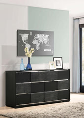 Blacktoft Black Dresser - furniture place usa