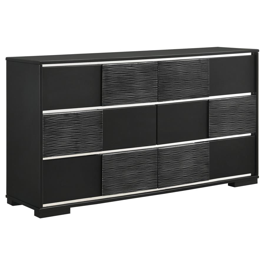 Blacktoft Black Dresser - furniture place usa