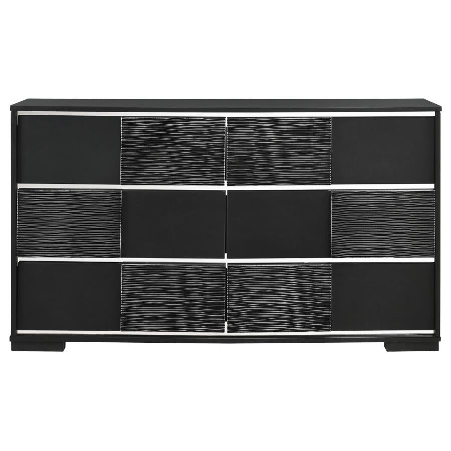 Blacktoft Black Dresser - furniture place usa