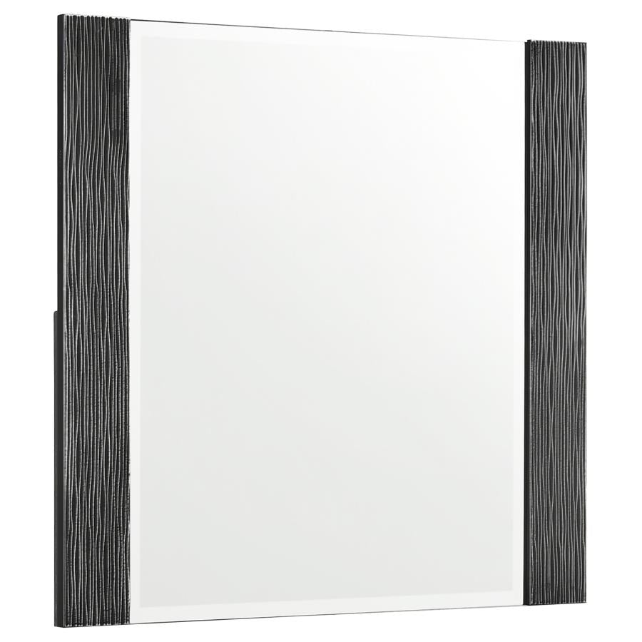 Blacktoft Black Dresser Mirror - furniture place usa