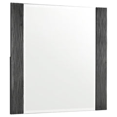 Blacktoft Black Dresser Mirror - furniture place usa