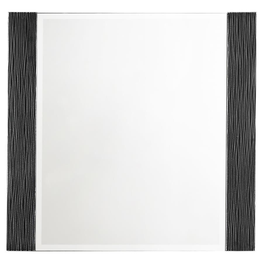 Blacktoft Black Dresser Mirror - furniture place usa