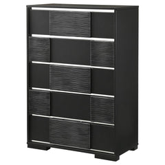 Blacktoft Black Chest - furniture place usa