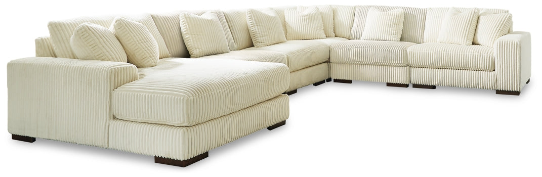 Lindyn 6-Piece Sectional with Chaise - furniture place usa