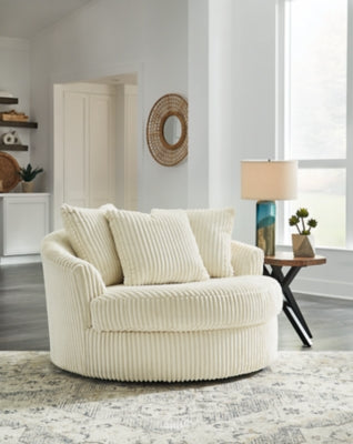 Lindyn Oversized Swivel Accent Chair - furniture place usa