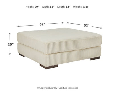 Lindyn Oversized Accent Ottoman - furniture place usa