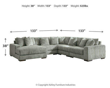 Lindyn 5-Piece Sectional with Ottoman - PKG014510 - furniture place usa