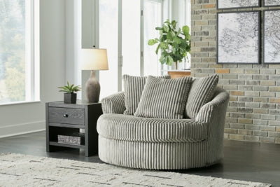 Lindyn Oversized Swivel Accent Chair - furniture place usa