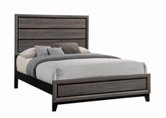 Watson Grey Twin Bed 5 Pc Set - furniture place usa