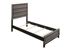 Watson Grey Twin Bed 5 Pc Set - furniture place usa