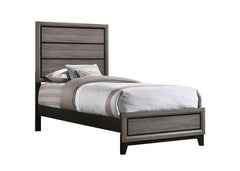 Watson Grey Twin Bed 5 Pc Set - furniture place usa