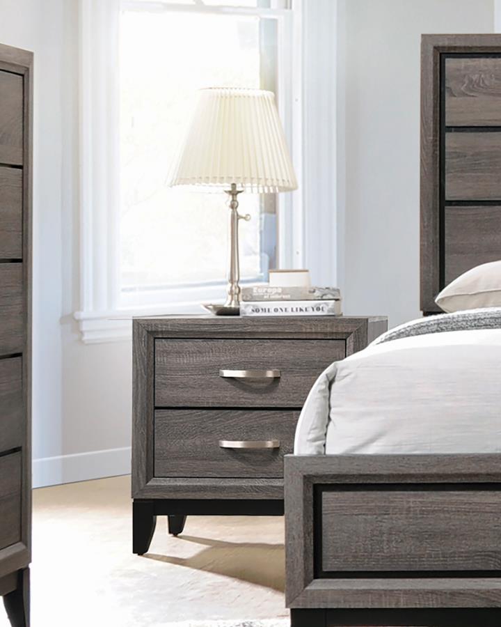 Watson Grey Nightstand - furniture place usa