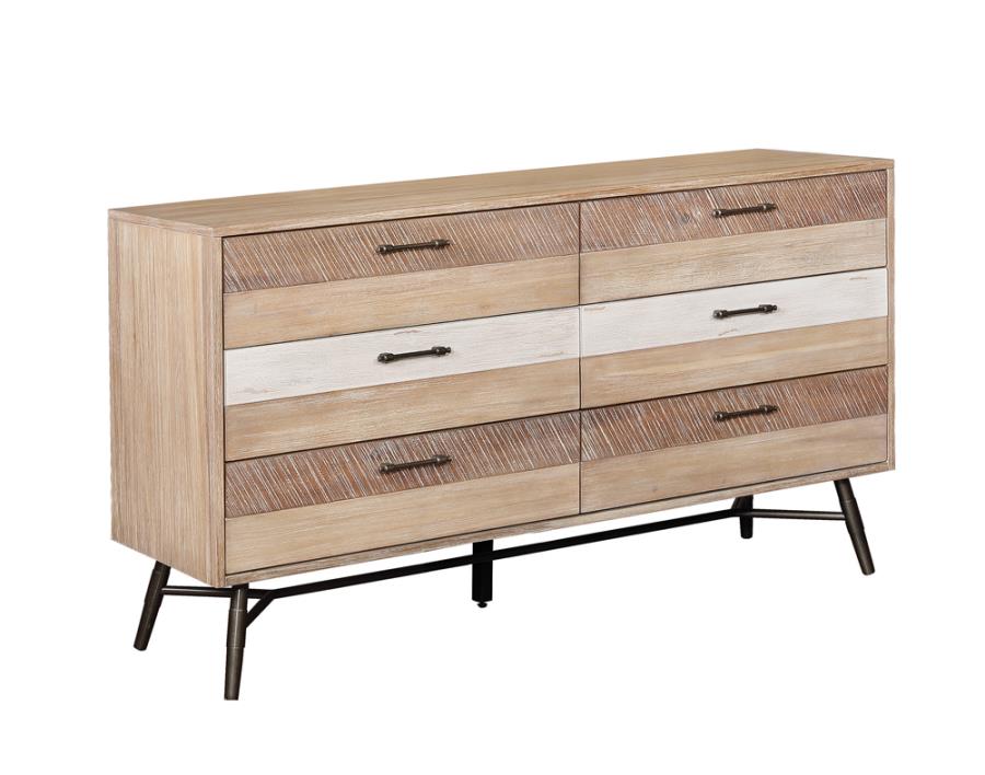 Marlow Brown Dresser - furniture place usa