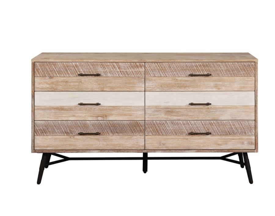 Marlow Brown Dresser - furniture place usa