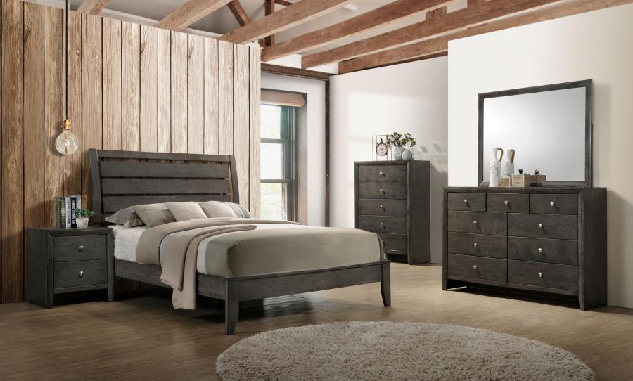 Serenity Grey Full Bed - furniture place usa