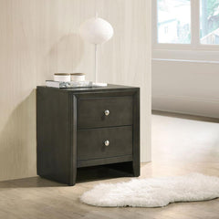 Serenity Grey Nightstand - furniture place usa