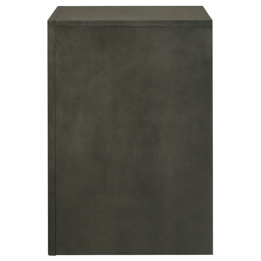 Serenity Grey Nightstand - furniture place usa